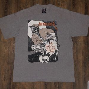 1994 METALLICA “My body lie but I still roam” OFFICIAL TEE. Giant- USA Size Xl